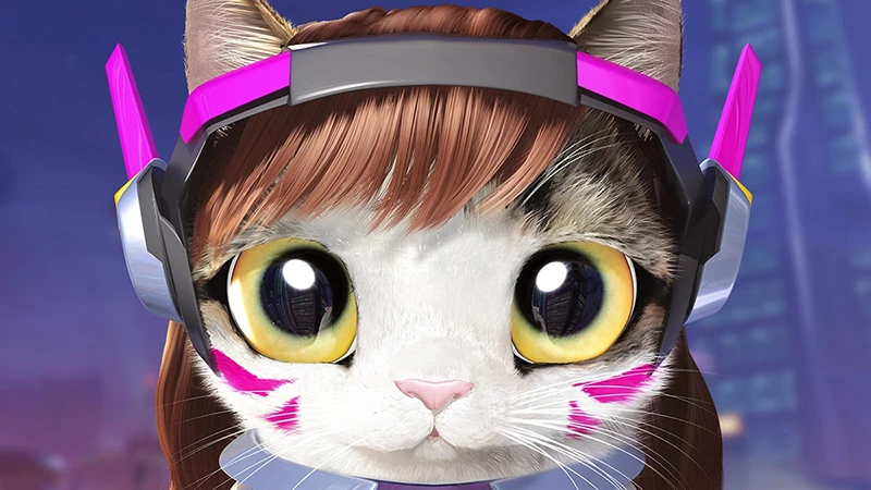 Кот с джетпаком на новых концепт-артах Overwatch