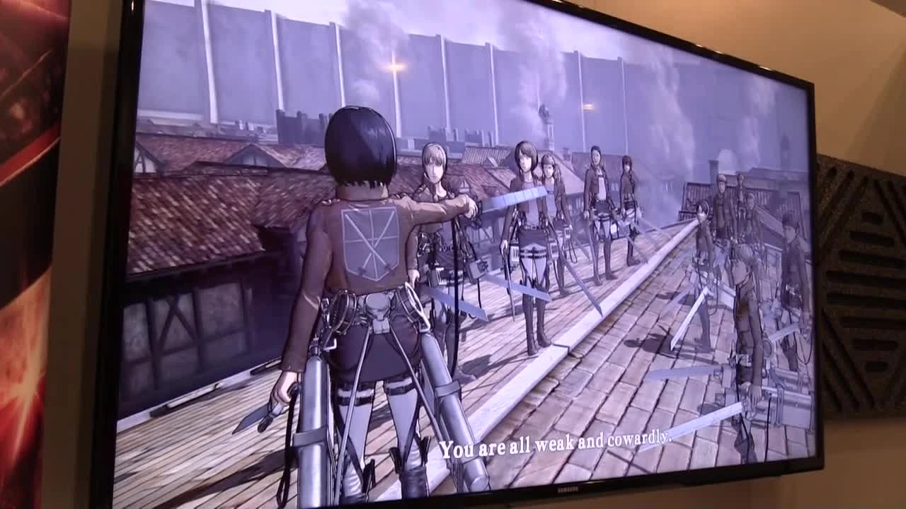 Атака Титанов интервью вместе с Angry Joe