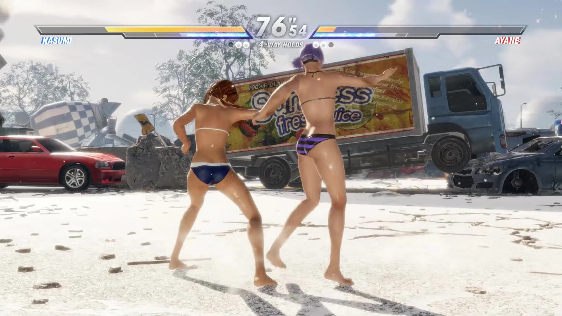 Горячие купальники Dead or Alive 6 - Kasumi vs Ayane