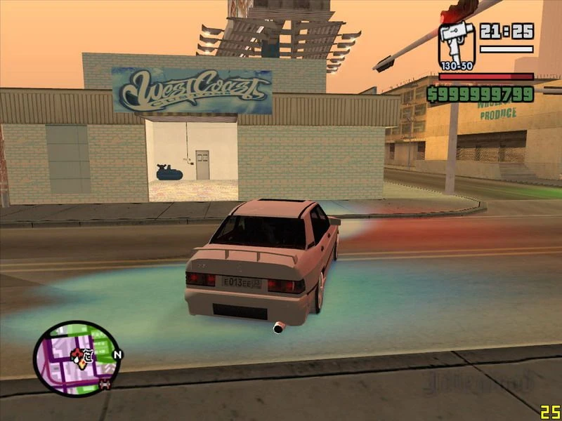 Grand Theft Auto: San Andreas "Мастерские West Coast Customs"