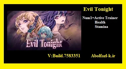 Evil Tonight: Трейнер/Trainer (+2) [1.0] {Abolfazl.k}
