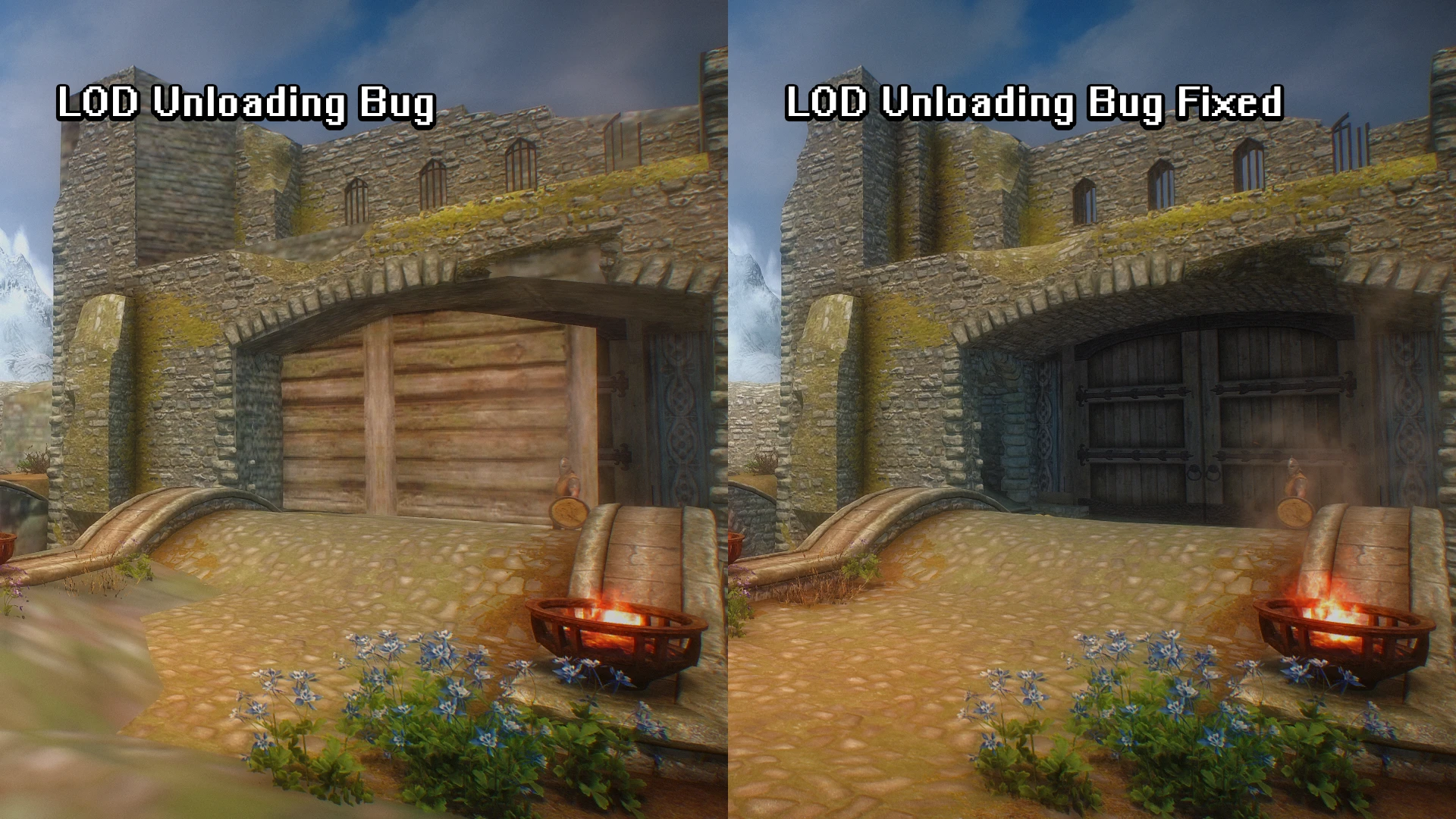 Skyrim SE "Фикс загрузки LOD"