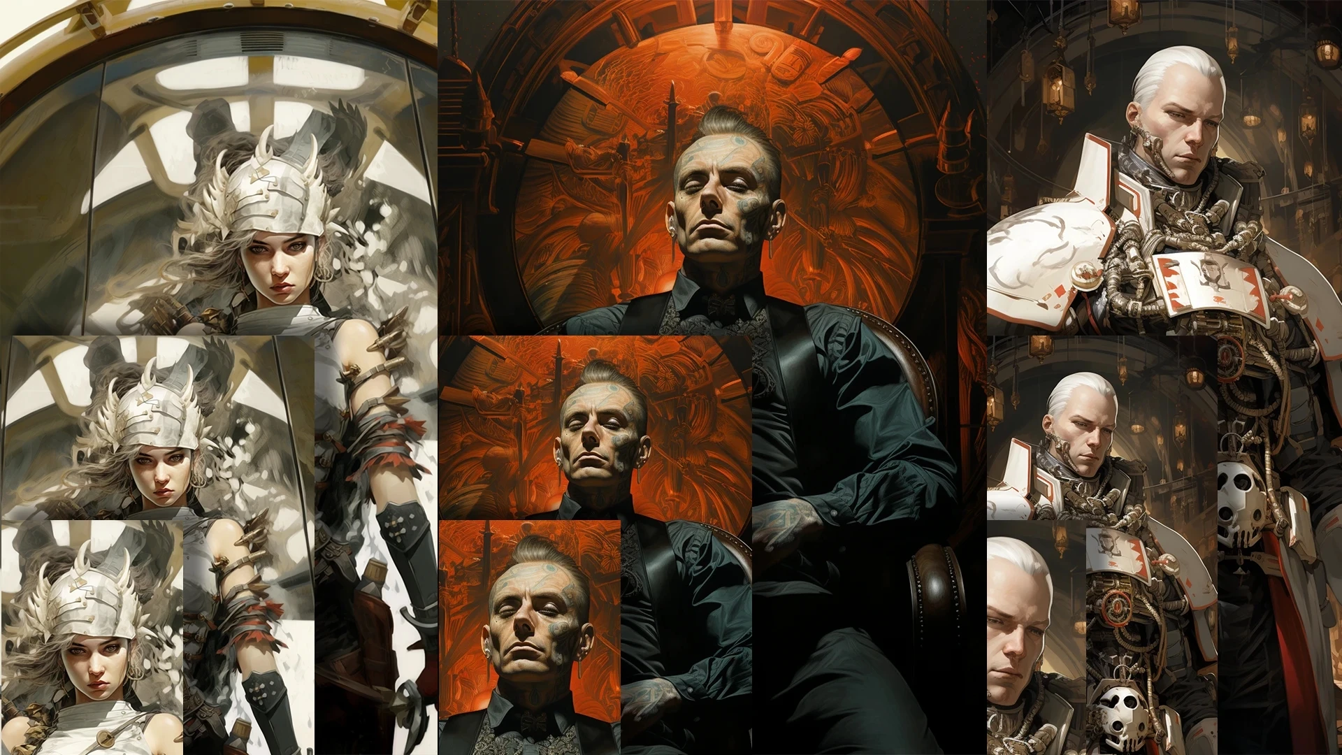 Warhammer 40,000: Rogue Trader "Портреты для создания персонажей Redking's [v1-v8]
