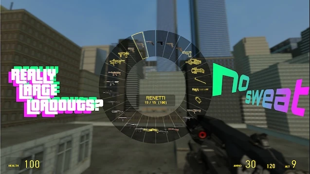 Garry's Mod "Быстрый выбор оружия"