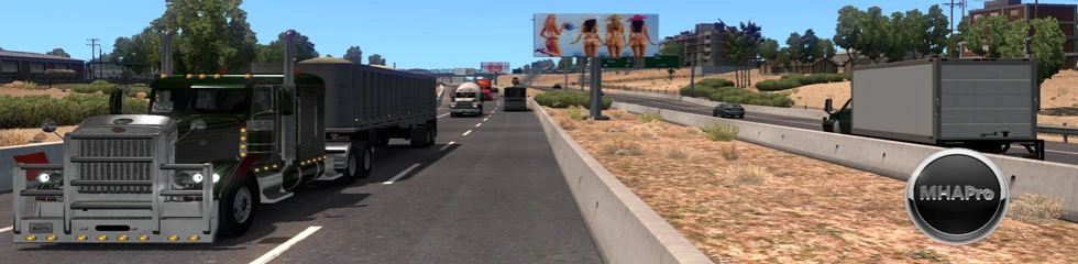 American Truck Simulator "Исправление Ошибок ! Карта: MHAPro от Heavy Alex ATS v1.36.x"