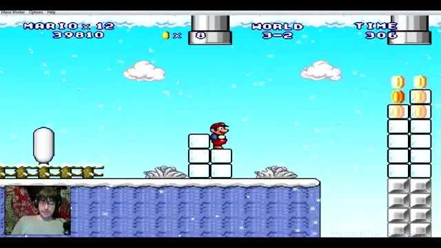 (Mario Forever) Mario Worker Remake (3.0) - Episode by Alex D. - 3. Снежный бред (на русском)