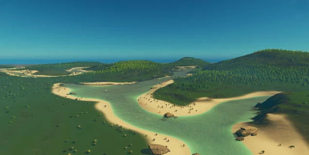 Cities: Skylines "Карта из игры ark survival evolved"