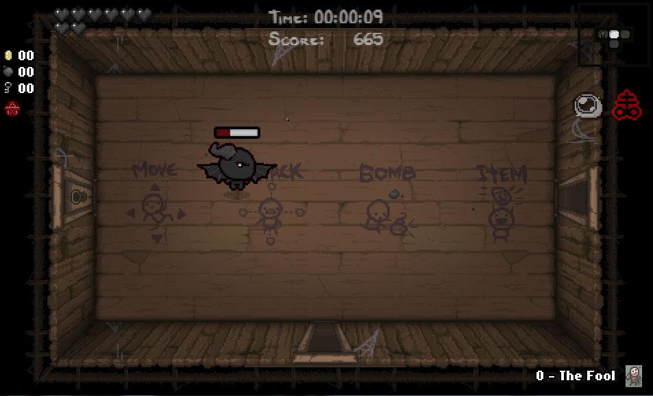 Скачать Binding of Isaac "Charge Up Bar / Полоса заряда бримстоуна и др. артефактов" Геймплей