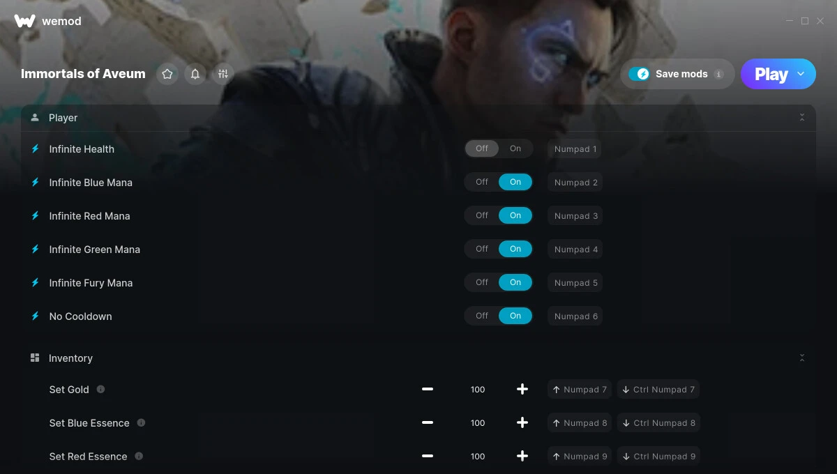 Immortals of Aveum "Трейнер +19" [UPD: 12.08.2024] {GreenHouse / WeMod}