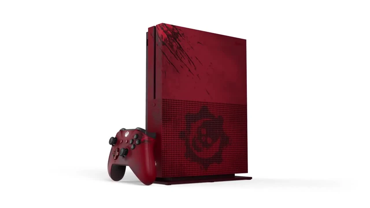 Microsoft представила ограниченное издание Xbox One S в стиле Gears of War 4