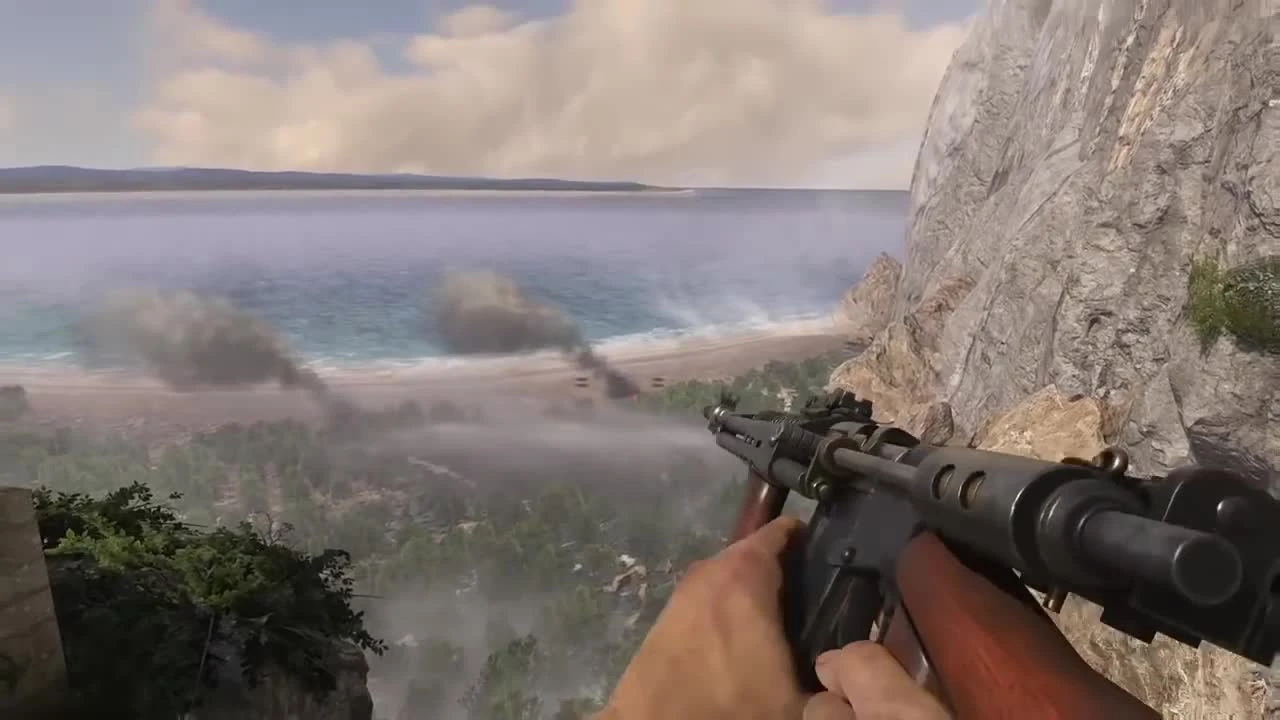 Call of Duty - WWII - Новое оружие после обновы (анимация перезарядка стрельба)