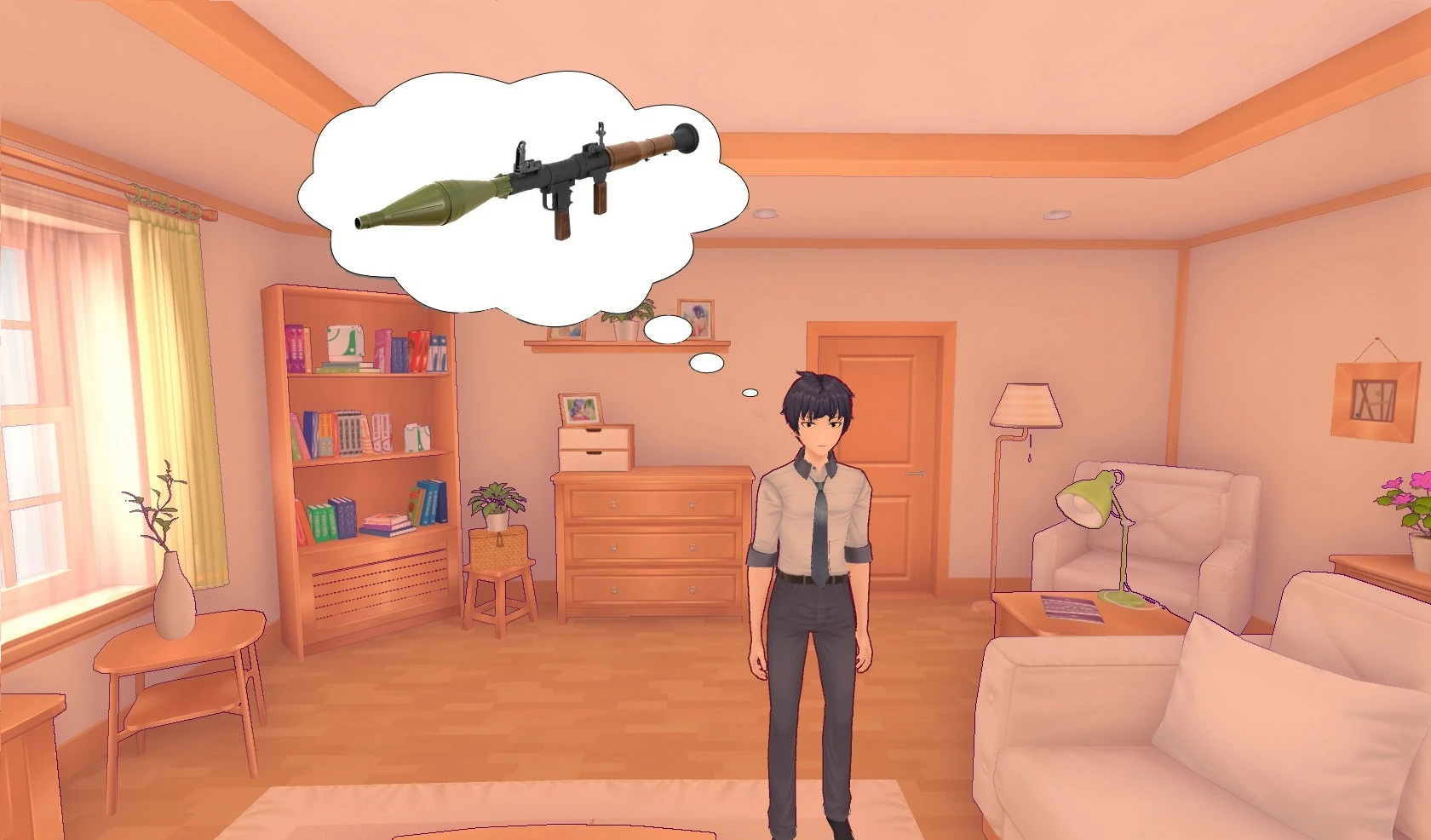 Почему игрок в MiSide такой слабый и не даёт отпор Митам