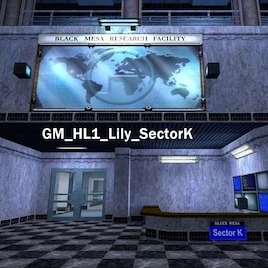 Garry's mod "Карта GM_HL1_Lily_SectorK"