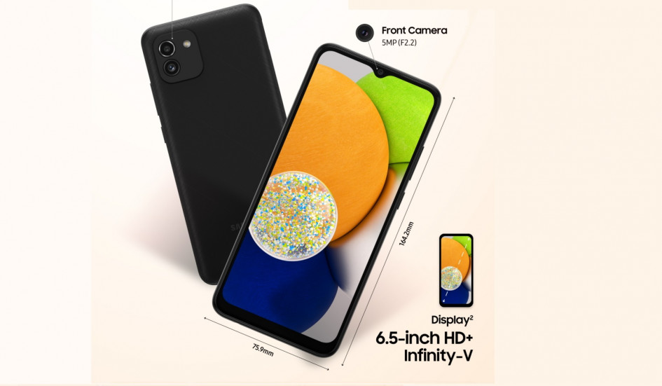 Samsung Galaxy A03 - характеристики, цена в России и дата выхода