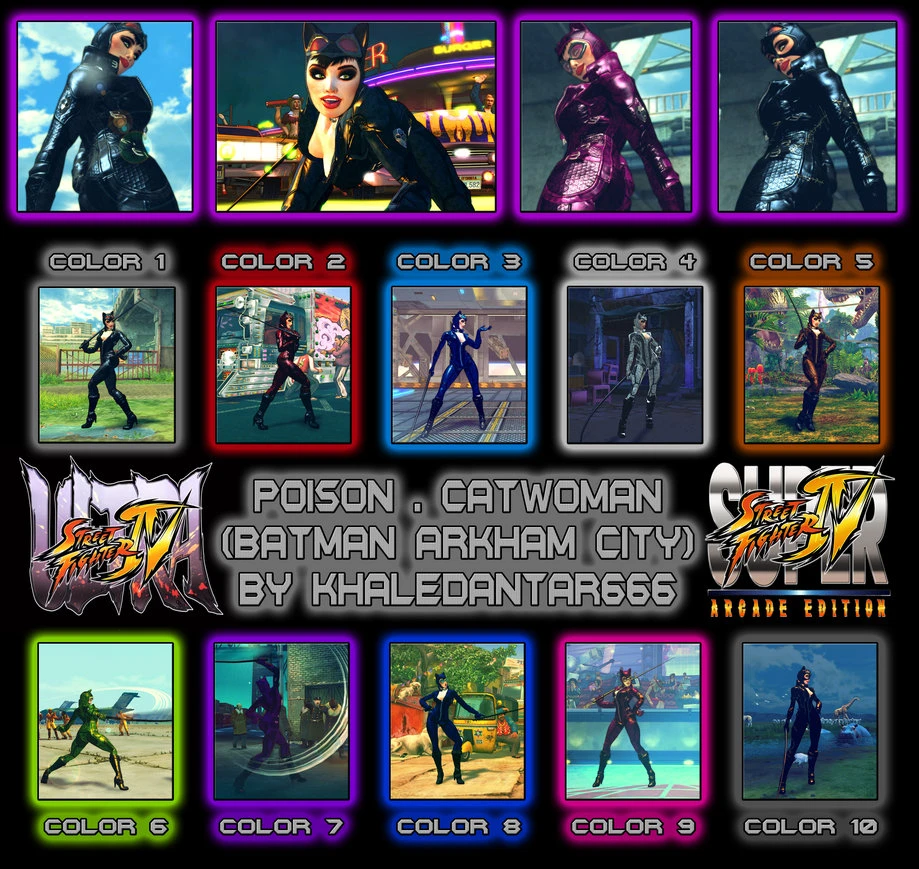 Ultra Street Fighter 4 "Скин: Catwoman (Batman Arkham City)"