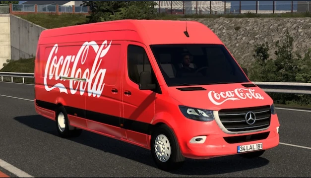 Euro Truck Simulator 2 "Mercedes Benz Sprinter 515 CDI" [v1.54]