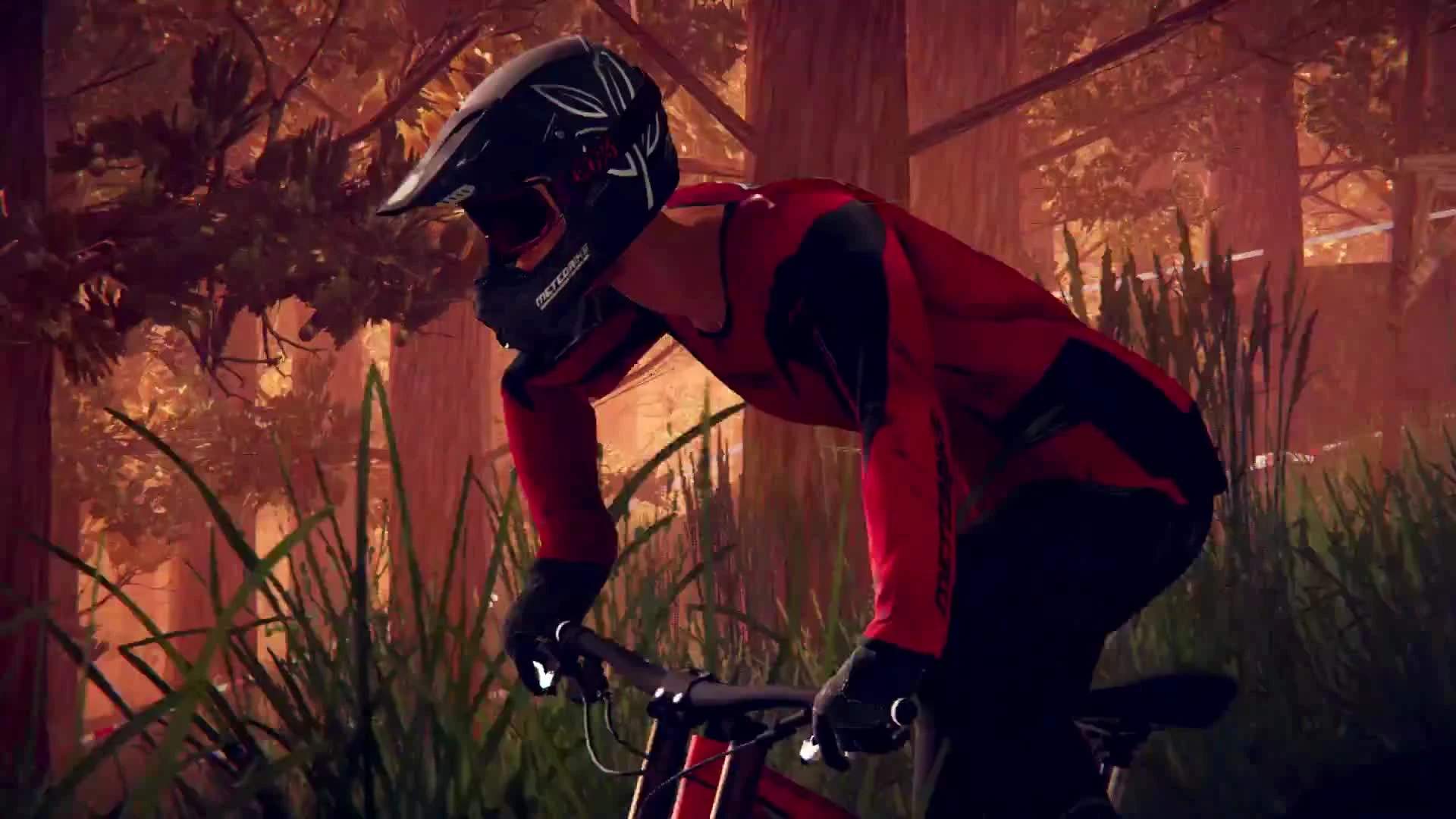 Трейлер анонса игры про даунхилл - Descenders