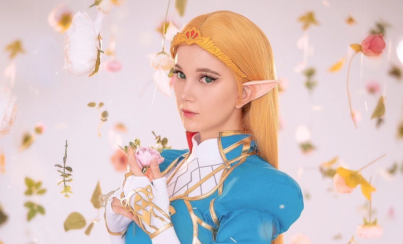 Косплей на принцессу Зельду из The Legend of Zelda: Breath of the Wild