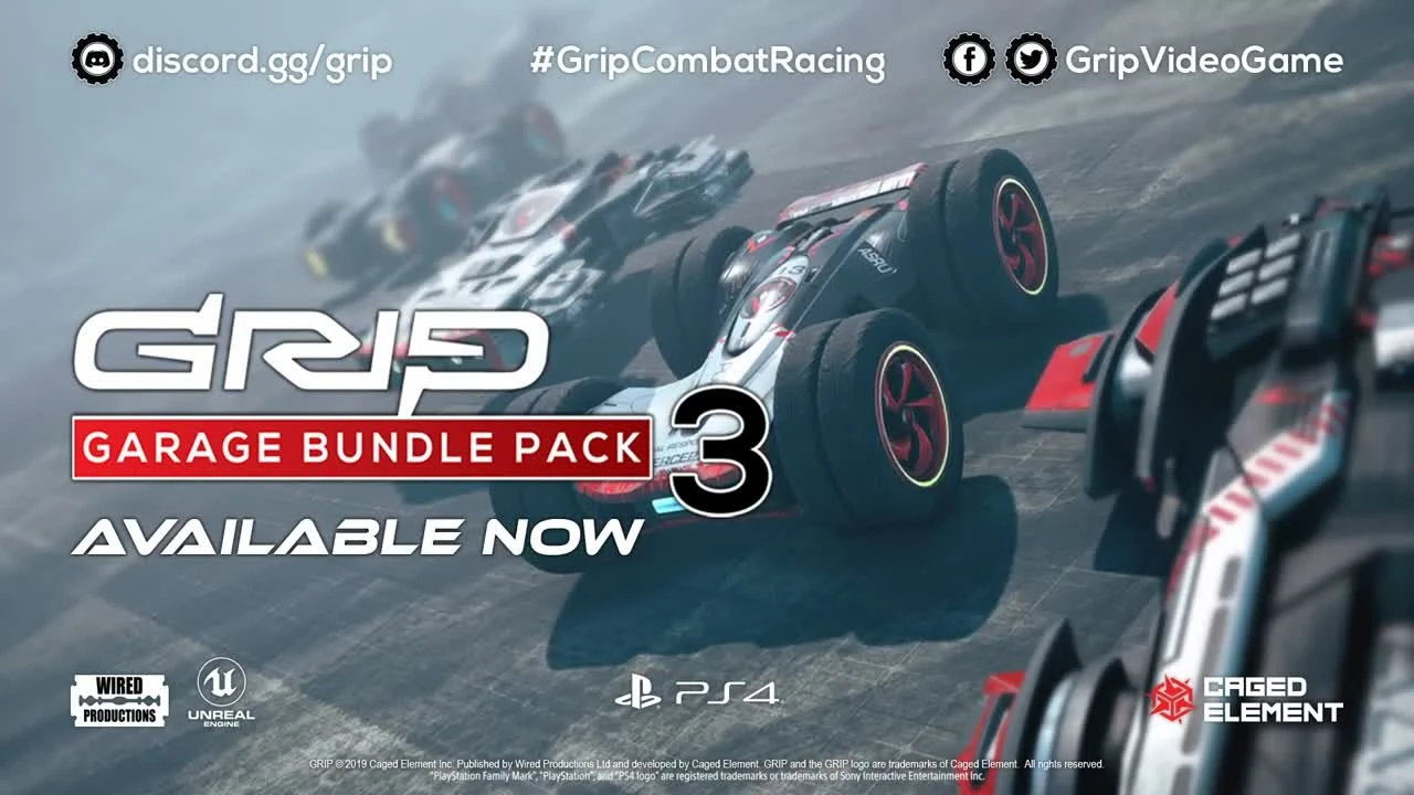 GRIP: Combat Racing: Трейлер Garage Pack 3