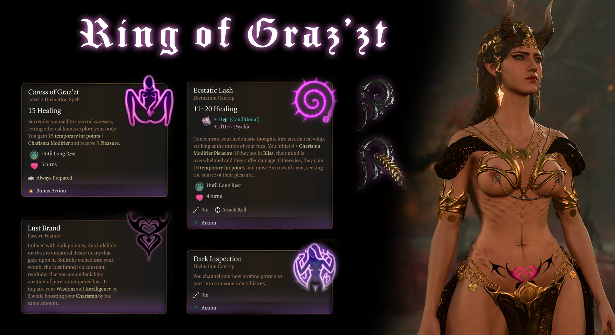 Baldur's Gate 3 "Эротический мод - Кольцо Грац'зта" [1.9.2]