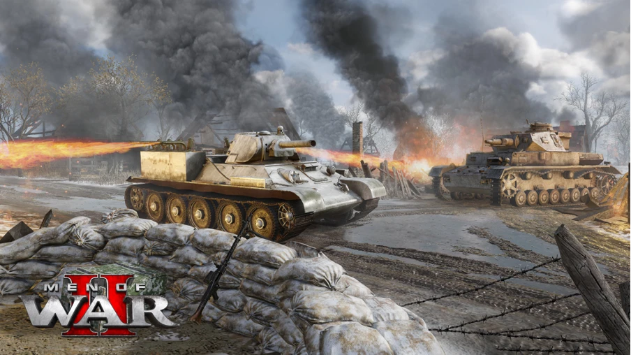Создатели Men of War 2 рассказали подробнее о будущем обновлении с огнемётными танками и улучшенными эффектами огня