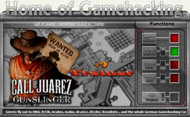 Call of Juarez: Gunslinger: Трейнер/Trainer (+7) [1.04] {sILeNt heLLsCrEAm / HoG}