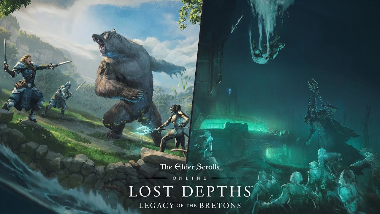 Геймплейный трейлер дополнения Lost Depths про друидов для The Elder Scrolls Online