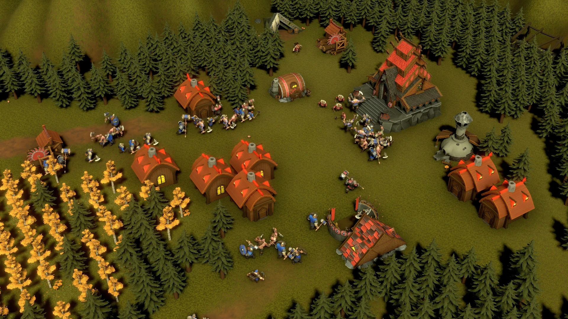 Геймплей кооперативной стратегии DwarfHeim