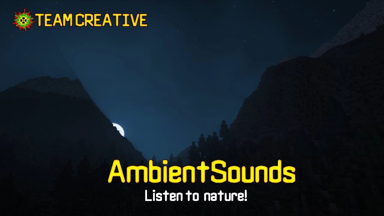 Minecraft "Атмосферные звуки - AmbientSounds"