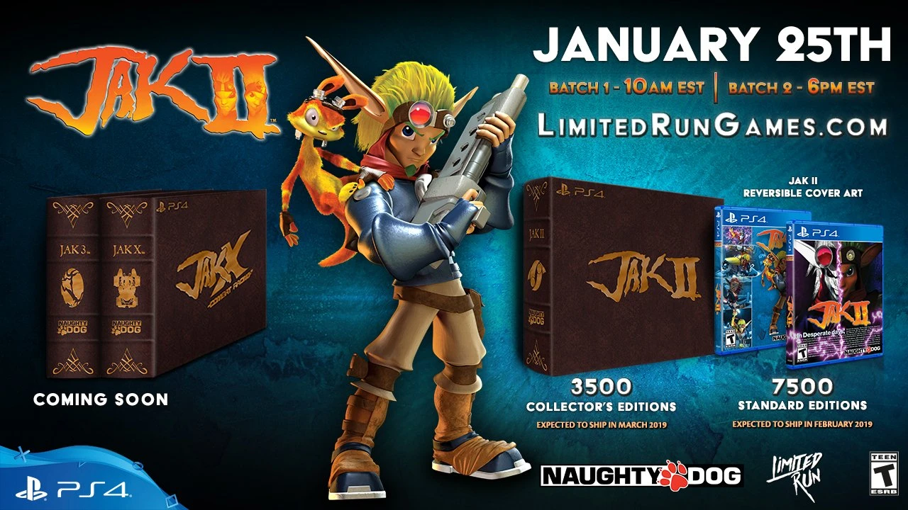 Limited Run Games представила коллекционное издание Jak II для PlayStation 4
