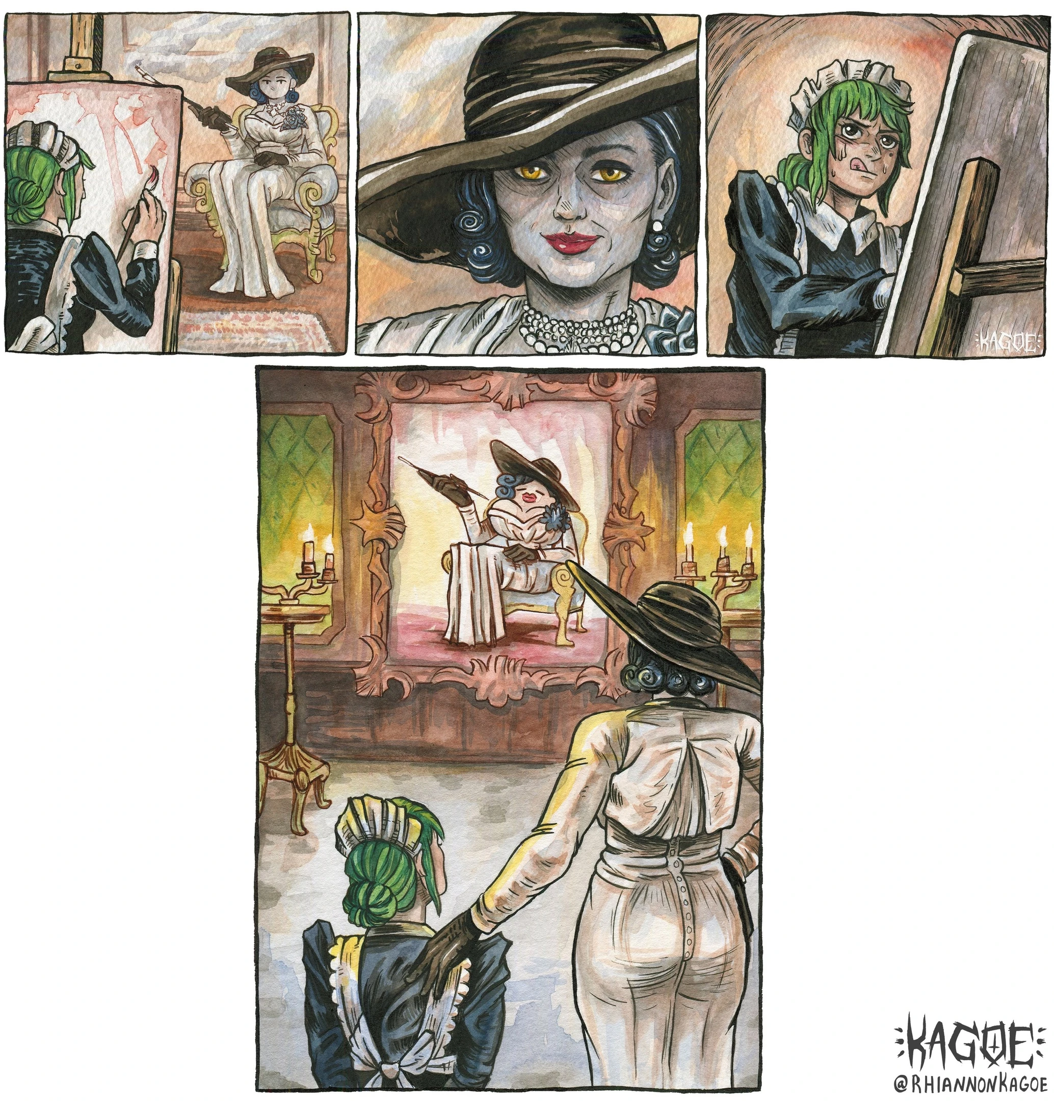 Картина для Леди Ди от её выжившей служанки