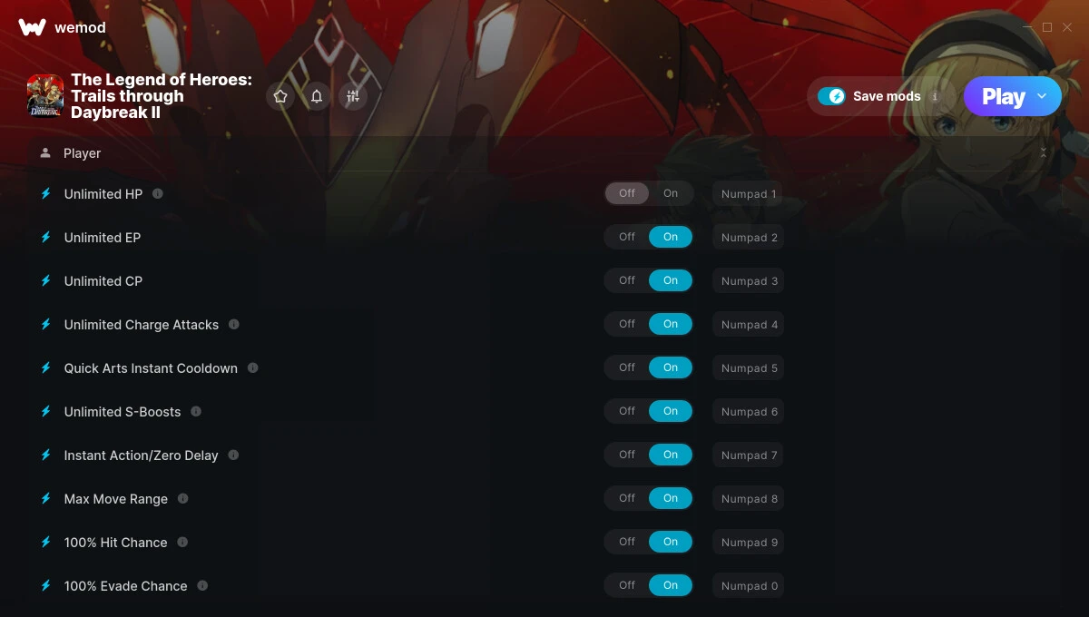 The Legend of Heroes: Trails through Daybreak 2 "Трейнер +62" [UPD: 26.02.2025] {FLiNG / WeMod}