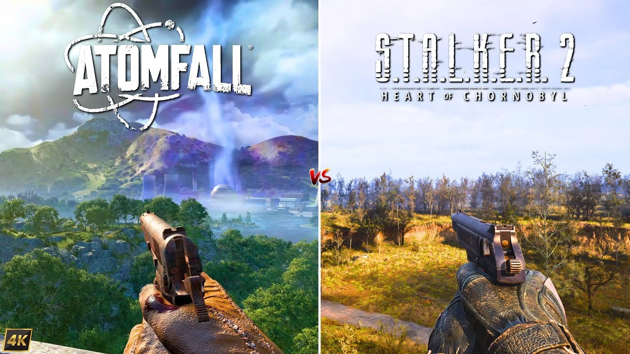 Сравнение графики, физики и деталей в S.T.A.L.K.E.R. 2 vs Atomfall
