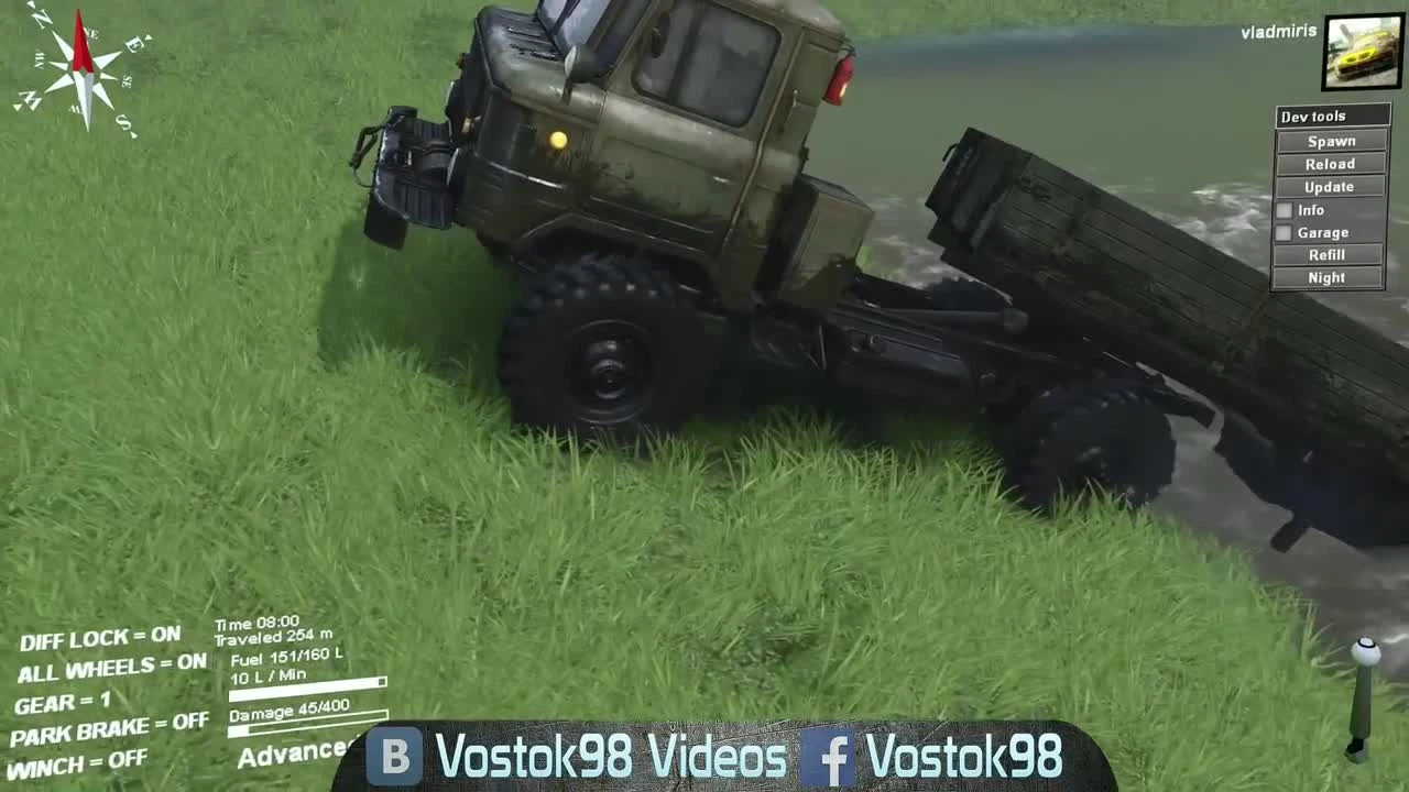 Spintires Full Version - ГАЗ 66П