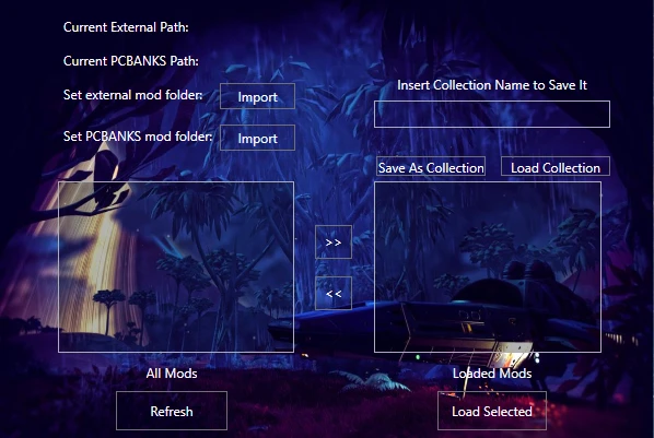 No Man's Sky "Менеджер модов"