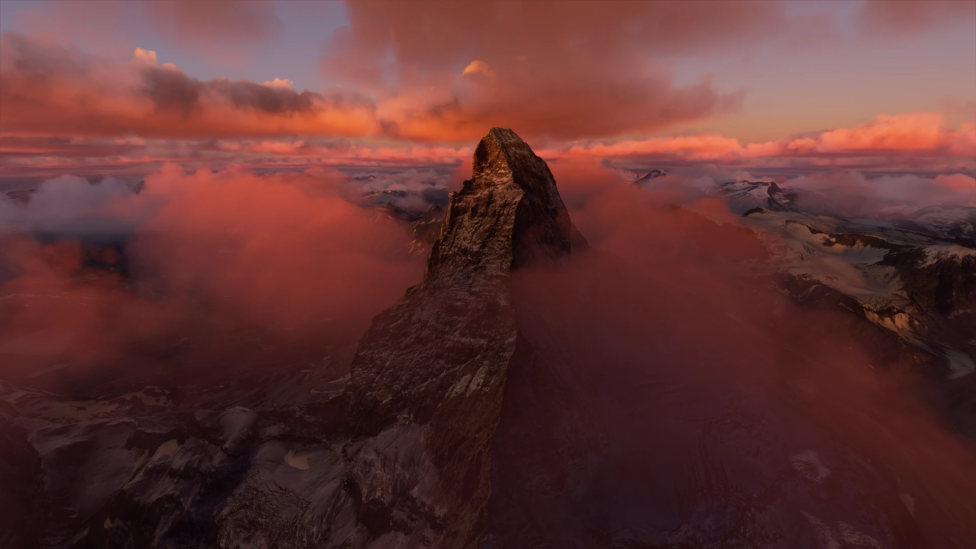 Microsoft Flight Simulator "Гора Маттерхорн"