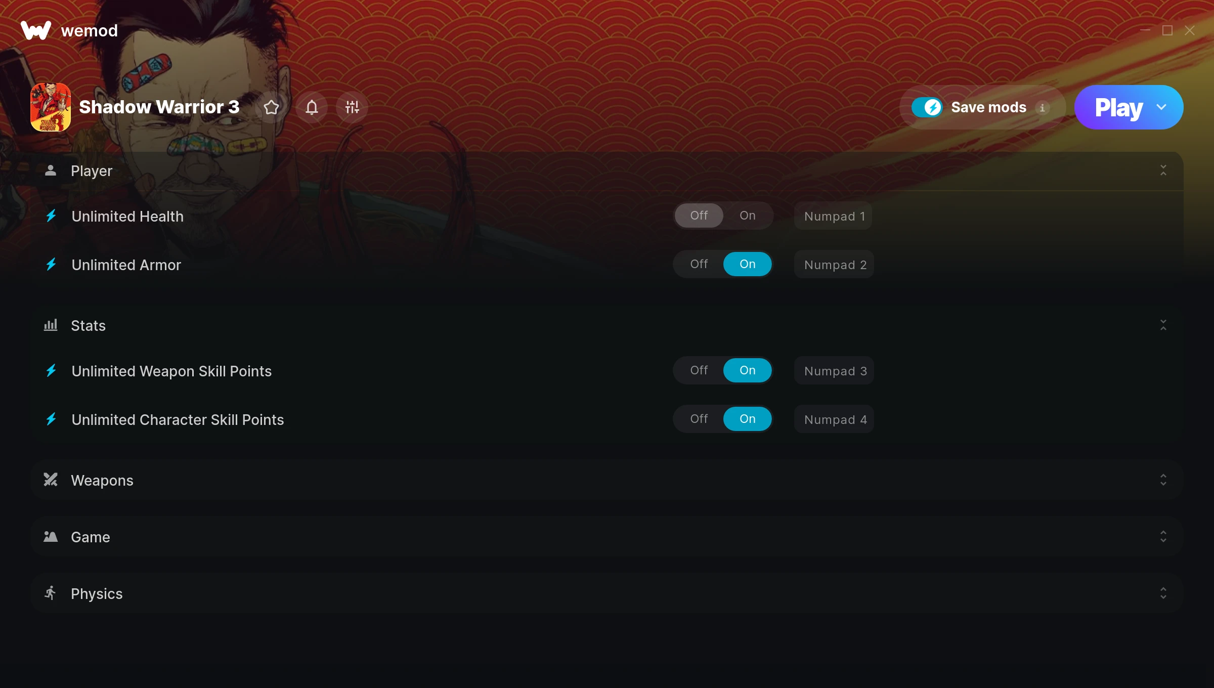 Shadow Warrior 3 "Трейнер +9" [UPD: 10.04.2025] {STiNGERR / WeMod}