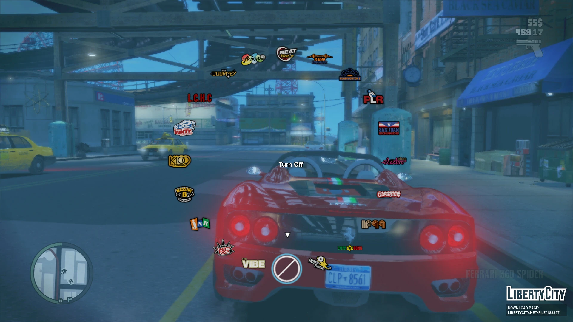 Grand Theft Auto 4 "HD иконки радио для мода GTA 5 Radio HUD"