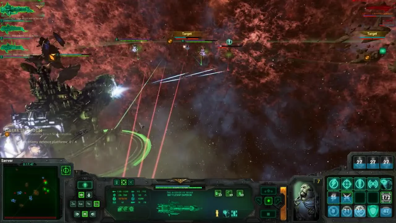 Battlefleet Gothic Armada "прохождение на русском Гоняем Хаос глава Глава 4 - Ч6 обзор"