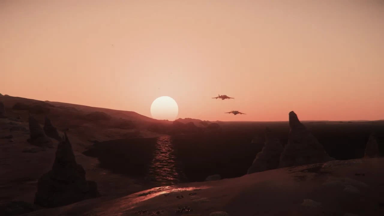 Star Citizen: атмосферные полёты с новой физикой и IR-tracker + joystick