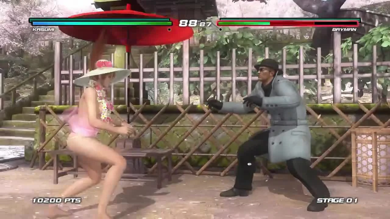 Dead or Alive 5 Last Round. No nude mod needed. Kasumi. Ayane. Bikini duet.