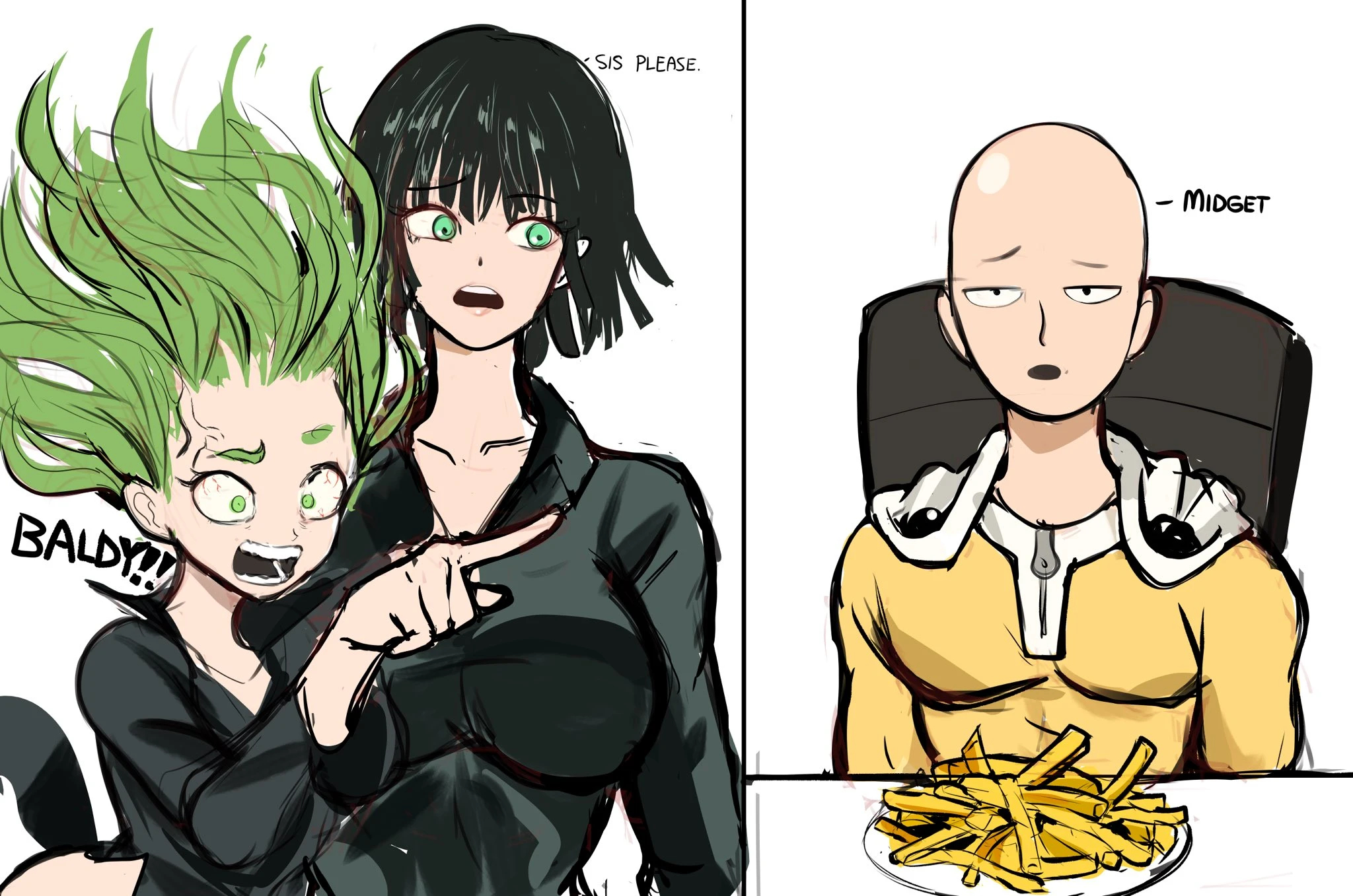 Злой карлик против Пофигатора выносящий с одного удара