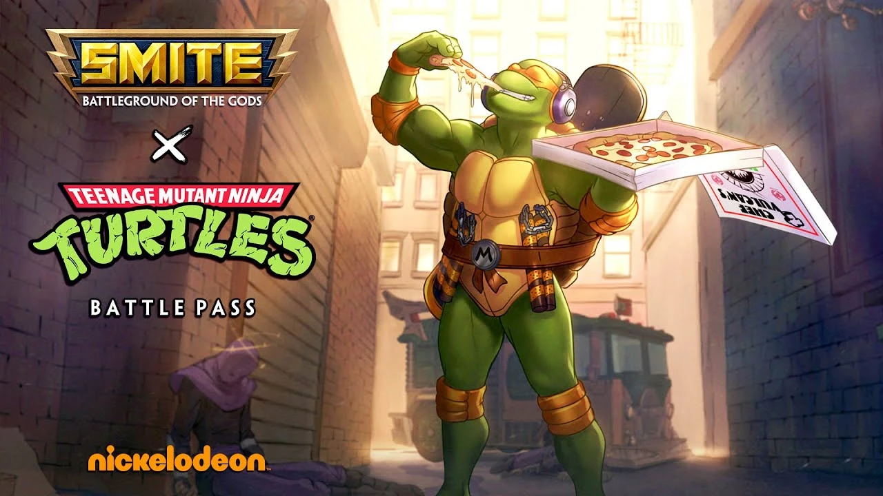 В новом обновлении для SMITE добавили Черепашек-ниндзя