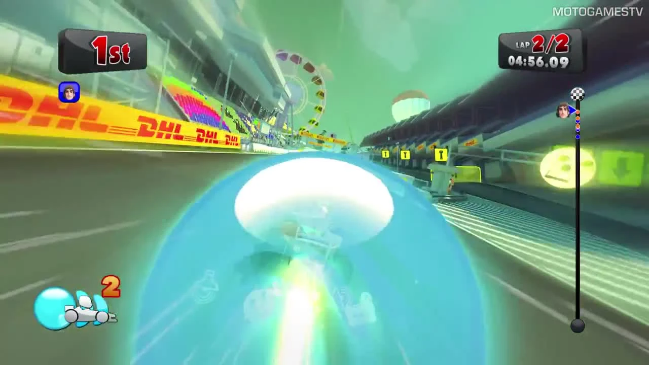 F1 Race Stars: Геймплей на трассе Япония