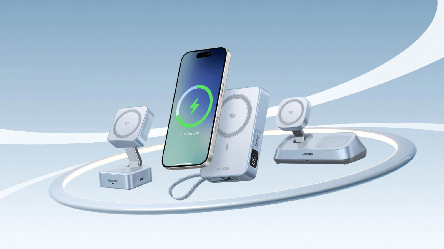 UGREEN представила серию MagFlow с сертификацией Qi2 25W: магнитная зарядка на 25 Вт для актуальных флагманов