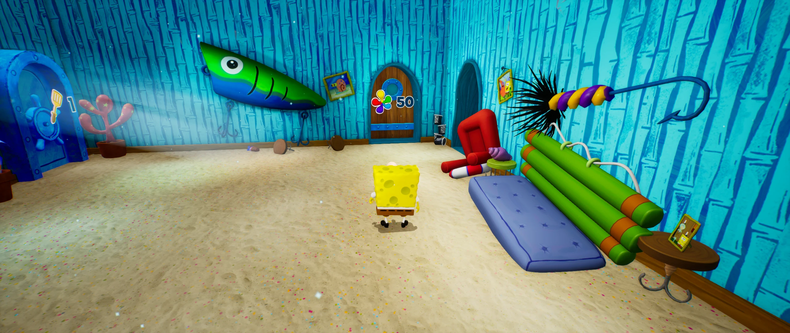 SpongeBob "Удаление черных полос и изменение FOV"