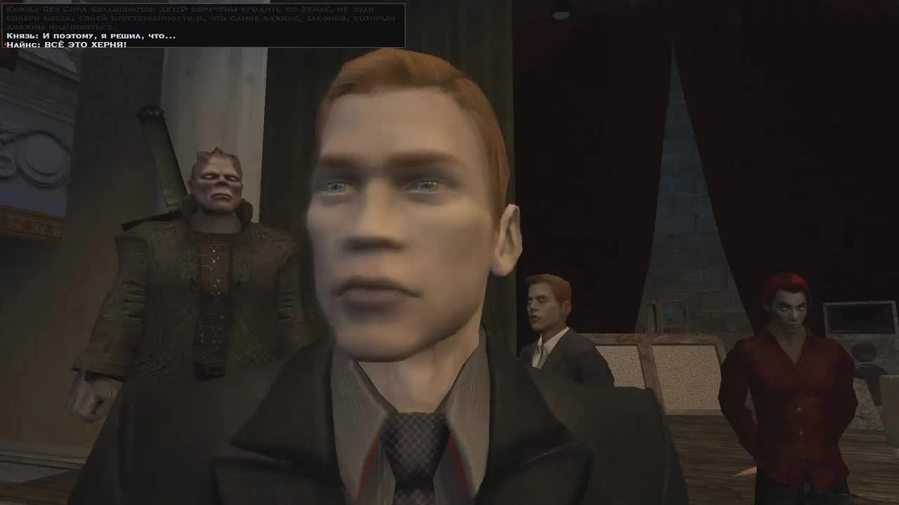 Vampire: The Masquerade - Bloodlines - Геймплейная демонстрация русской озвучки [@vtmbrusdub]
