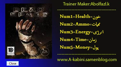 Dead Space: Трейнер/Trainer (+5) [1.0] {Abolfazl.k}