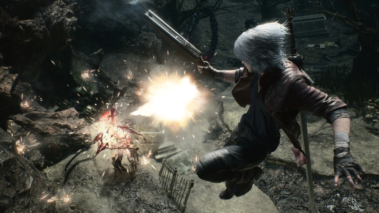 В Devil May Cry 5 Данте использует в качестве оружия шляпу