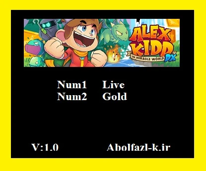 Alex Kidd in Miracle World DX: Трейнер/Trainer (+2) [1.0] {Abolfazl.k}